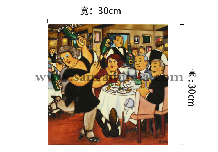 人物壁畫瓷板畫 人物壁畫瓷板畫